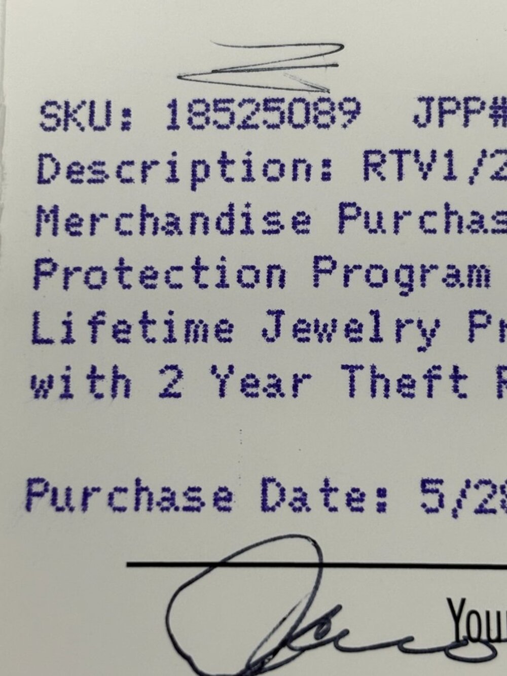 ZALES 1/2 cttw Diamond Eternity Band, 14k WG with Lifetime Protection Plan - Picture 9 of 9